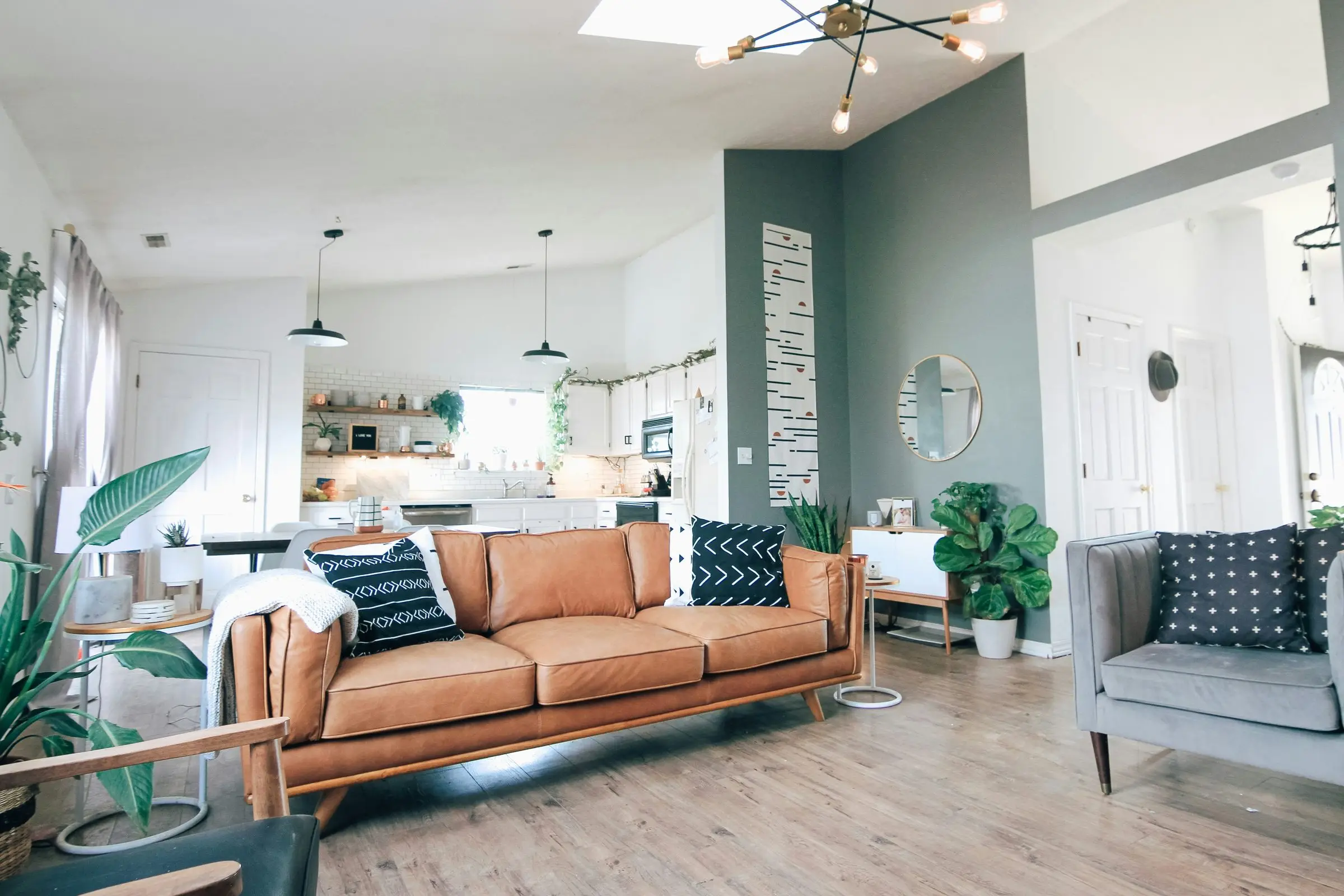 Warm, welcoming home interior representing a safe children's home environment